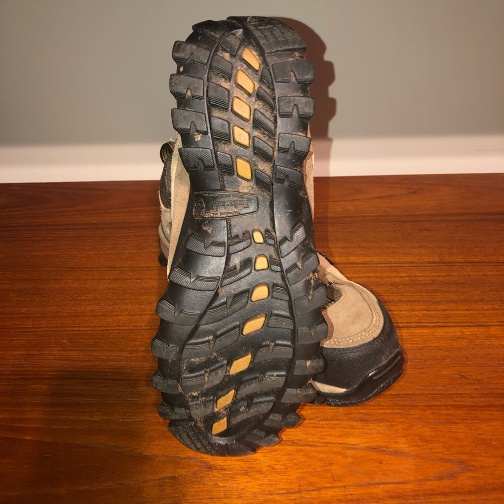 Timberland Steel Toe Lace Up Boots - Tan and Black - Picture 3 of 6